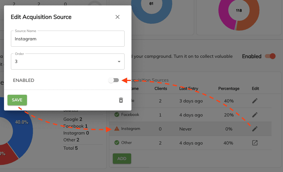 client acquisition disable source