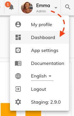 dashboard menu