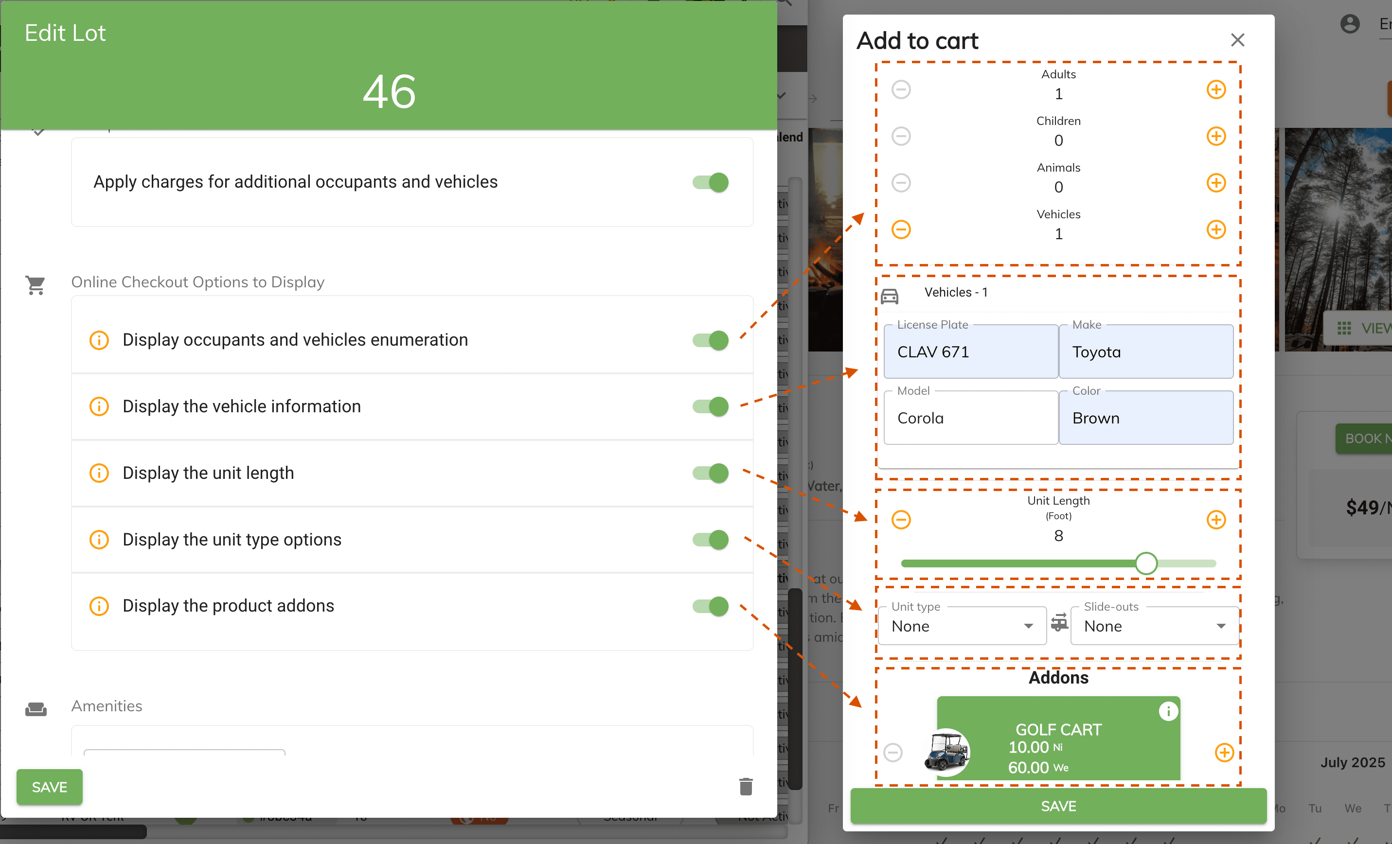 PitchCamp Online Checkout Options