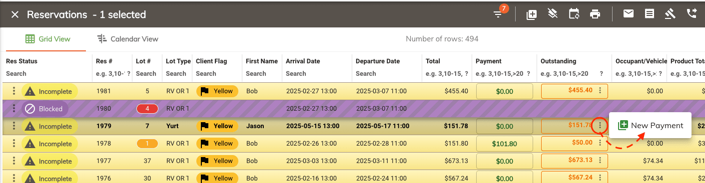 Grid Payment